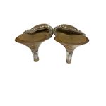 Beverly Feldman shoes clear with rhinestones sz 6 Photo 2