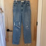 Abercrombie & Fitch Abercrombie Jeans Curve Love 90s Straight High Rise Size 28 Photo 1