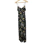 Abercrombie & Fitch  Black Floral Heartfelt Culotte Jumpsuit M Photo 5