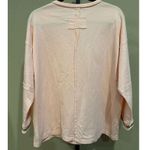 easel Size S (Oversized) Los Angeles Notched V-Neckline 100% Cotton Terry Knit P Photo 3