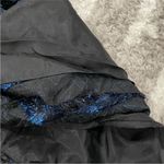 Ricki Lang for Nuit Blue Metallic and Velvet Mockneck Vintage VTG Size 8 Photo 11