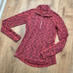 Athleta | Women's Pink Purple Heathered Quarter Zip Long Sleeve Athletic Top, XS Photo 1