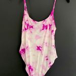 Forever 21 Pink Tye-Dye Bodysuit Photo 0