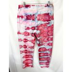 Seven7 Size 14 Cropped Jeans Handmade Tie Dye High Rise Ankle Frayed Hem 1013 Photo 1