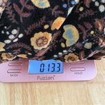 Free People Nicolette Velvet Floral Blazer with Bow black gold Photo 15