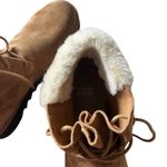 Eileen Fisher  Women's 9 Kenille Sport Suede Wedge Bootie‎ Shearling Photo 2