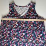 Woman Within  Floral Tank Top‎ Size 3X (30/32) Multicolor Tropical Casual Comfy Photo 8