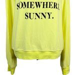 Wildfox  Sweatshirt Sweater Top Driver Take Me Somewhere Sunny Yellow S New Photo 4