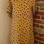 MINKPINK Last chance-  - Mustard Yellow Polka‎ Dot Assymetrical Dress Photo 0