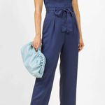 OUTERKNOWN Ronan Jumpsuit Strapless Belted Tencel Dark Navy Women’s Size 2 NEW Blue Photo 11