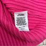 Crown & Ivy NWT cabana hot pink collared sleeveless dress ribbed size … Photo 8