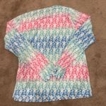 Roller Rabbit Never Worn  Blue and Pink Ombré Monkey Henley Pajamas XL Photo 5