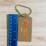 Coach Keychain  Limited Edition Bag Charm Logo Gold Chain Hawaii Stamp Large Size Photo 4