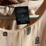 City Streets Women’s Bird and Birdcage Pink Cocktail Dress Size 10 Photo 3