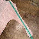 Ralph Lauren Lauren  Pink Cable Knit Open Front Cardigan Photo 10