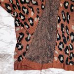 Day Trip | Long Sleeve Knit Cardigan Cheetah Print | Brown | Women's | M Photo 2