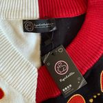 Nyahallo Queen of Hearts Cropped Sweater Black 4XL NWT IN PACKAGE Size 4X Photo 6