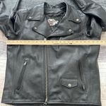 Harley Davidson Jacket Mens Large Skull Leather Biker Motorcycle 97037 Photo 11
