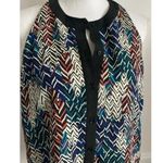 AQUA • Multicolored Abstract Chevron Tank Top Photo 1