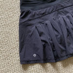 Lululemon Circuit Breaker Skirt 15” Size 6 Tall Long Black Pleat Discontinued Photo 1