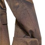 Patrizia Pepe Italian Brown shiny metallic blazer​ Size L Photo 11