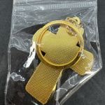 Vintage Saint Anthony Virgin Mary Jesus Miraculous Cross Keychain Gold Toned Photo 1