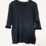Road 22 USA Slouchy Cropped Sleeve Knit Top Black Size Small Photo 0