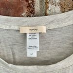 Eberjay Eberjey Light Gray Tie Front Long Sleeve Shirt Top, S Photo 2