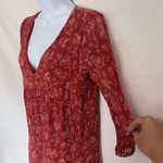 Cynthia Rowley Maxi Dress Sz 2 Boho Cottage Core Romantic Gauzy Babydoll Floral Photo 3