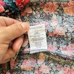 AUW  Women's Size Medium Strapless Floral Print Lace Short Dress Photo 2