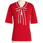 Modcloth  'Bow' Thyself Tie-Neck Knit Top Size 4X New with Tag Photo 0