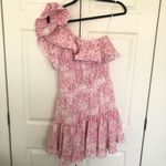 Buddy Love Sofia Pink White One Shoulder Ruffle Mini Dress Size M Size M Photo 5