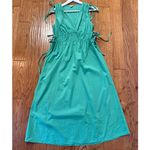 Rails Constantine Kelli green midi dress tie waist size small Photo 5