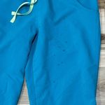 FIGS  Technical Collection Blue Green Scrub Pants Women’s Large Photo 3
