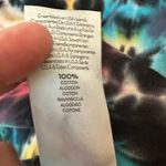 MOTHER The Square Sweatshirt‎ Medium Crewneck Tie Dye Pullover Vertigo Black Blue Size XS Photo 5