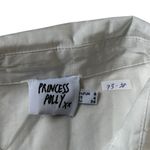 Princess Polly  White Collared Crop Top Women's Shirt Size 4 | 73-38 Photo 2