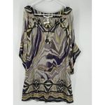 Diane Von Furstenberg Diane‎ Von Furstenberg Tabalah 100% Silk Chiffon Sheath Bell Sleeve Dress Size 0 Photo 1