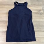 Lululemon Racer Back Bra Tank Navy Blue Size 6 Style W1AQIS Photo 0