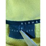 Alphalete Cropped Hoodie Sweatshirt Athletic Pull Over Activewear Yellow Size S Photo 3