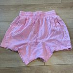 Free People Need to Escape Linen Blend Shorts in Petals Pink Drawstring Size XS Photo 1