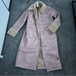 Urban Outfitters Pink Leather Coat Photo 4