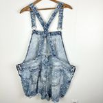 Torrid Denim Shortall Overall Liberty Star Print Size 26 Stretch Distressed Photo 4