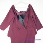 City Chic New! Alice Jumpsuit claret, plus size 24 Photo 4
