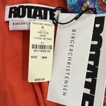 Rotate Mindy Mini Dress 6 Puff Sleeve Peplum Purple Blue Floral Bold Y2K Party Photo 12