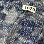 Free People  M Blue Teal Crochet Knit Rare Hearts Racer Neck Striped Tank Dress Photo 8