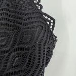 Willow + Root  Black Lace Unpadded Pullover Bralette Women's Size Large Photo 5