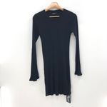 Michael Lauren Jovan Mini Dress in Black Photo 2