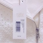 Rebecca Taylor  White Punched Denim Vest Size 10 NWT $325.00 Photo 8