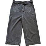 Anthropologie Cloth & Stone Women's Pants Wide Leg Adjustable Belt 31 Brown Photo 2