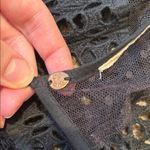 Free People Vintage  Black Lace Dress Photo 2